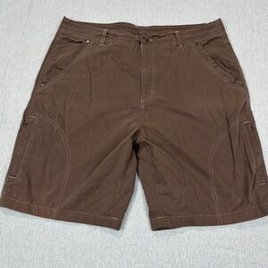 KILLIK Men's Brown Cargo Shorts Expedition 7‎ Pockets Size 38 Inseam 10"